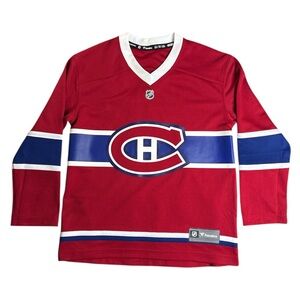 Fanatics Red and Blue Hockey Jersey